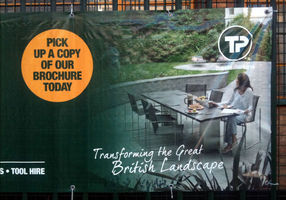 Travis Perkins uses FueraDentro furniture on billboards