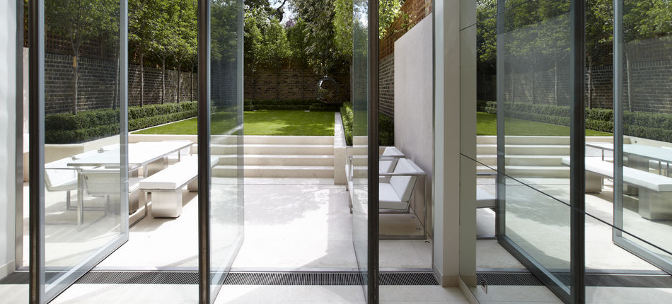 Doble table Glass and Butaque chair